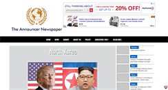 Desktop Screenshot of announcernewsonline.com
